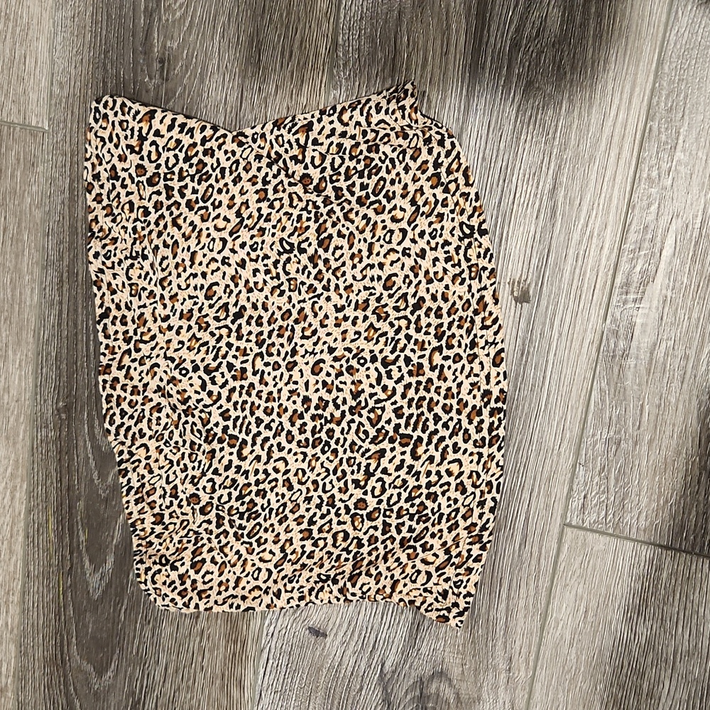 Cheeta print, tube top